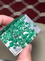 56.25 ct Emerald Rough Lot Swat – Natural Green Crystals from the Source - Image 5