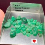 31.25ct Swat Emerald Rough Lot: Raw Beauty from the Heart of Pakistan