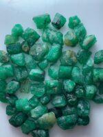 116.49ct Rough Emerald Lot from Swat – Natural Crystals (12mm, 8mm, 6mm) - Image 4