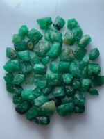 116.49ct Rough Emerald Lot from Swat – Natural Crystals (12mm, 8mm, 6mm) - Image 5
