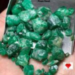 Exceptional 84.00ct Swat Emerald Rough Lot – Rich Color in 14x9x4 mm