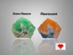 Most Rare 47 ct Green Hauyne specimen combined with Pyrite from Badakhshan, Afghanistan