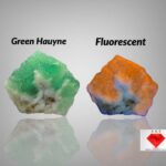 Most Rare 47 ct Green Hauyne specimen combined with Pyrite from Badakhshan, Afghanistan