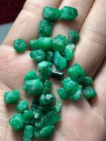103.34ct Rough Emerald Lot: Natural Gemstone, Lapidary - Image 9