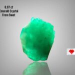6.07ct Swat Emerald Crystal – A Compact Natural Gem with Striking Color