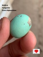 18.50 ct Afghan Turquoise Cabochon: A Gemstone Spotlight