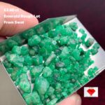 62.40ct Swat Emerald Rough Lot – Natural Untouched Crystals from Pakistan