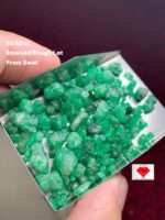 62.40ct Swat Emerald Rough Lot – Natural Untouched Crystals from Pakistan