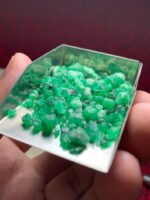 62.40ct Swat Emerald Rough Lot – Natural Untouched Crystals from Pakistan - Image 3