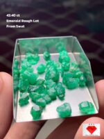 Swat Emerald Rough Lot – 43.40 Carats of Natural Potential