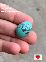27.07ct Afghan Turquoise Cabochon: A Statement of Natural Beauty