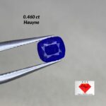Most Rare 0.460 ct Blue Hauyne from Badakhshan, Afghanistan