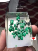 Unveiling a 34.95 ct Rough Emerald Lot from the Swat Valley