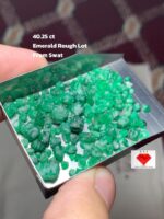 40.25 Carat Rough Emerald from Swat: A Gemstone of Exceptional Promise
