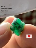 9.15 ct Emerald Crystal from Swat – A Majestic Green Gem