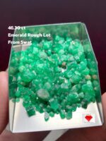 Compact Power: 46.30ct Swat Emerald Rough Lot for Faceting & Fast-Moving Sales