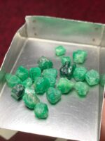 33.20ct Swat Emerald Rough Lot: Vibrant Natural Crystals with Cutting Potential - Image 6
