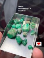 Swat Valley’s Hidden Gem: A 55.87 ct Rough Emerald Lot