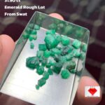 31.90ct Swat Emerald Rough Lot – A True Gem of Nature