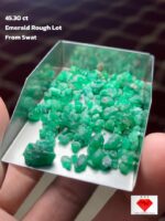 Exploring a 45.30 Carat Emerald Rough Lot from Swat