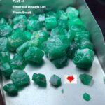71.55ct Swat Emerald Rough Lot – Bold Natural Crystals in 11x9x9 mm Size