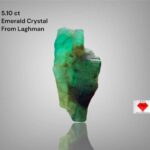Exceptional 5.10ct Emerald Crystal from Laghman, Afghanistan