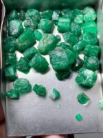 71.55ct Swat Emerald Rough Lot – Bold Natural Crystals in 11x9x9 mm Size - Image 2