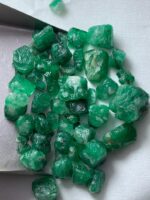 71.55ct Swat Emerald Rough Lot – Bold Natural Crystals in 11x9x9 mm Size - Image 4