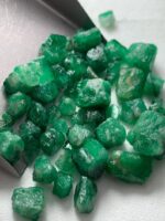 71.55ct Swat Emerald Rough Lot – Bold Natural Crystals in 11x9x9 mm Size - Image 5