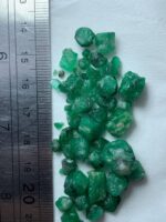 71.55ct Swat Emerald Rough Lot – Bold Natural Crystals in 11x9x9 mm Size - Image 8