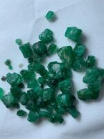 71.55ct Swat Emerald Rough Lot – Bold Natural Crystals in 11x9x9 mm Size - Image 9