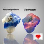Most Rare 13 ct Hauyne specimen combined with Pyrite from Badakhshan, Afghanistan.