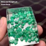 55.90 ct Emerald Rough Lot Swat – Solid Crystals with Natural Depth