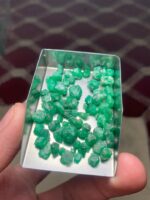 55.90 ct Emerald Rough Lot Swat – Solid Crystals with Natural Depth - Image 4