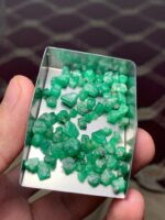 55.90 ct Emerald Rough Lot Swat – Solid Crystals with Natural Depth - Image 6