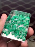 55.90 ct Emerald Rough Lot Swat – Solid Crystals with Natural Depth - Image 9