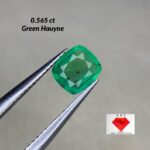 Most Rare 0.565 ct Green Hauyne from Badakhshan, Afghanistan