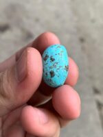 26.50ct Afghan Turquoise Cabochon: Oval Gemstone - Image 11