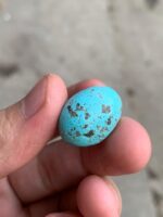 26.50ct Afghan Turquoise Cabochon: Oval Gemstone - Image 5