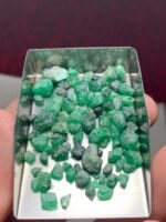 54.92ct Swat Emerald Rough Lot – Natural Beauty in Rare Dimensions (9.17x7.09x4.10mm) - Image 5