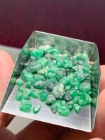 54.92ct Swat Emerald Rough Lot – Natural Beauty in Rare Dimensions (9.17x7.09x4.10mm) - Image 7