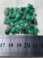 54.92ct Swat Emerald Rough Lot – Natural Beauty in Rare Dimensions (9.17x7.09x4.10mm) - Image 8