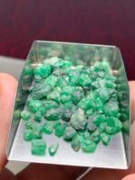 54.92ct Swat Emerald Rough Lot – Natural Beauty in Rare Dimensions (9.17x7.09x4.10mm) - Image 9