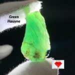 Most Rare 51 ct Green Hauyne specimen from Badakhshan, Afghanistan