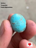 A 19.10-Carat Afghan Turquoise Cabochon — Bold Size, Timeless Beauty