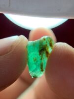 3.50ct Laghman Emerald Crystal: Elongated Elegance with Deep Afghan Green - Image 4