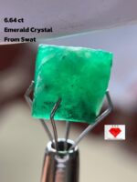 6.64 ct Swat Emerald Crystal – Nature’s Green Masterpiece from Pakistan