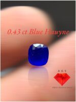 Rare 0.43 ct Blue Hauyne - Afghanistan’s Hidden Gem