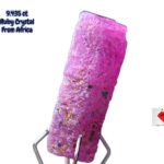 Raw Power: 9.435ct African Ruby Crystal with Striking Natural Form