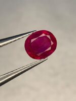 Brilliant 0.46 Carat Afghan Ruby | Untreated & Unheated - Image 4